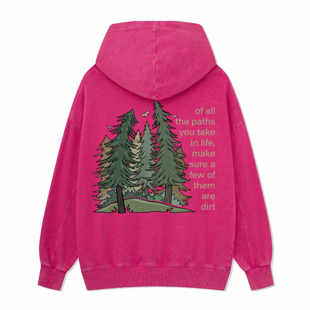 Path Of Life Washed Hoodie
