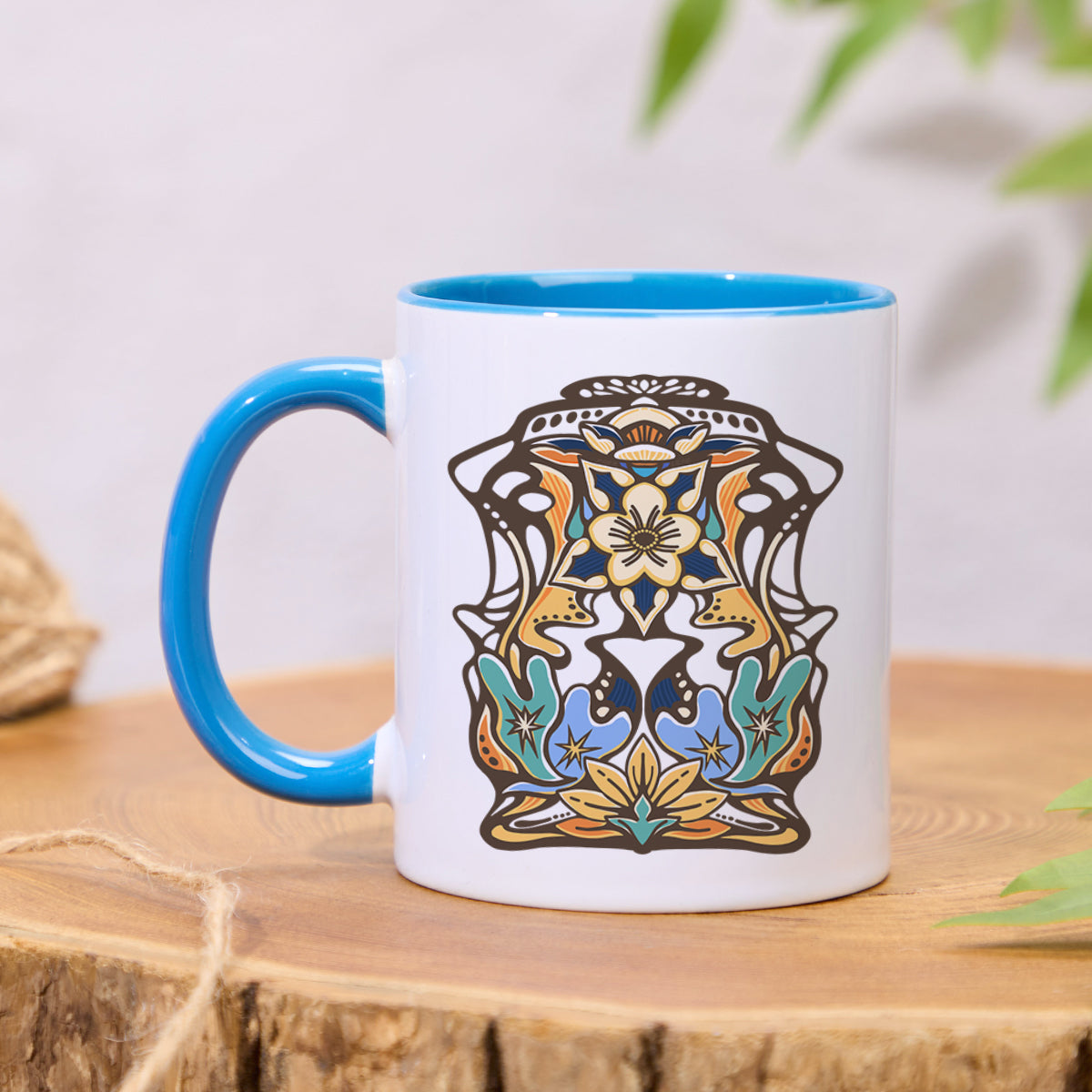 Freeleaf Aquilegia Formosa Colorful Ceramic Mug