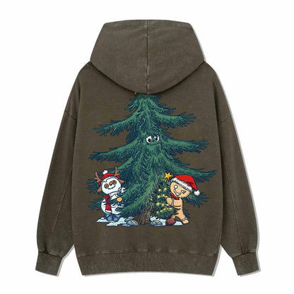 Merry Christmas Washed Hoodie