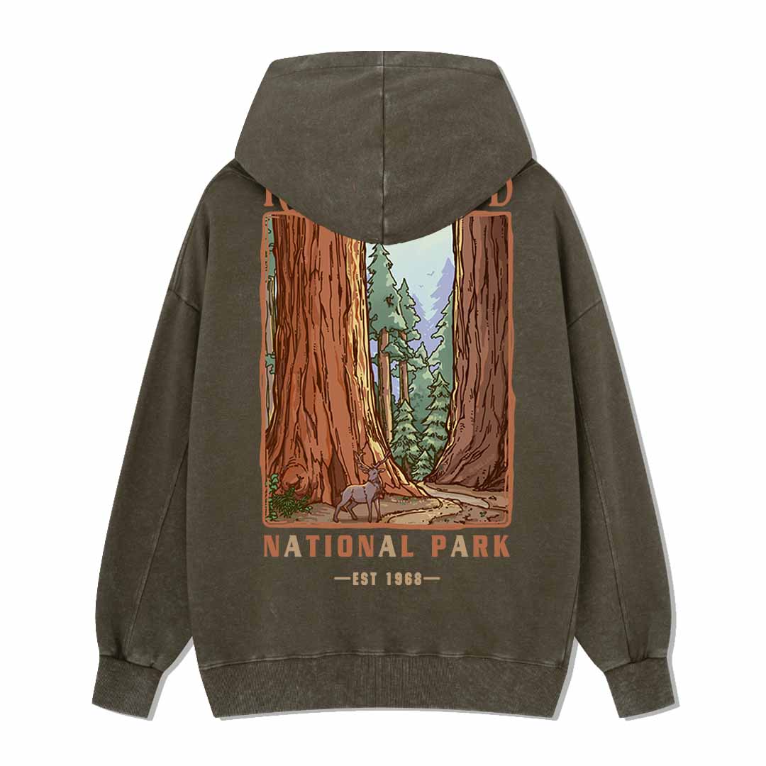 Redwood National Park Washed Hoodie