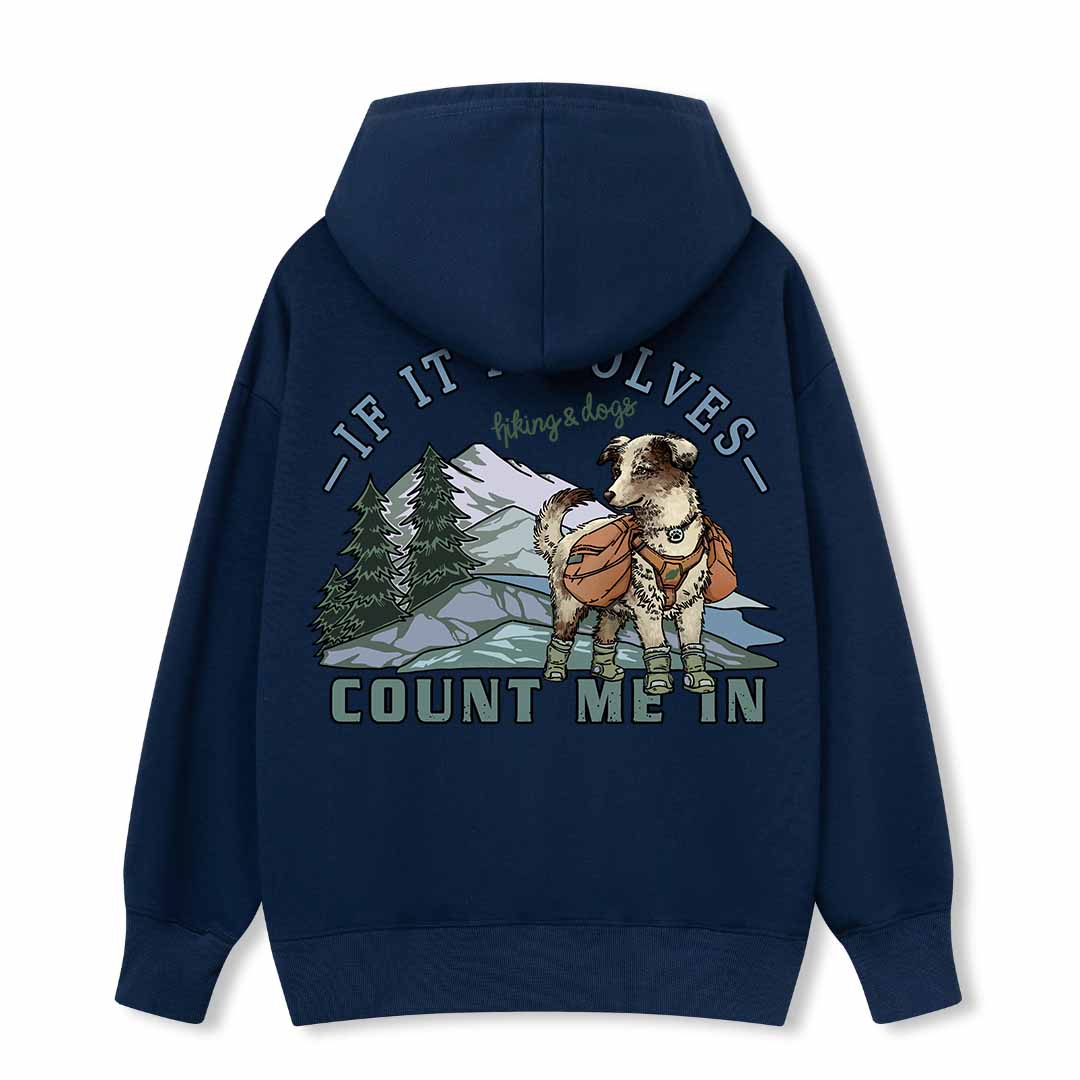 Hiking & Dogs Adventure Hoodie