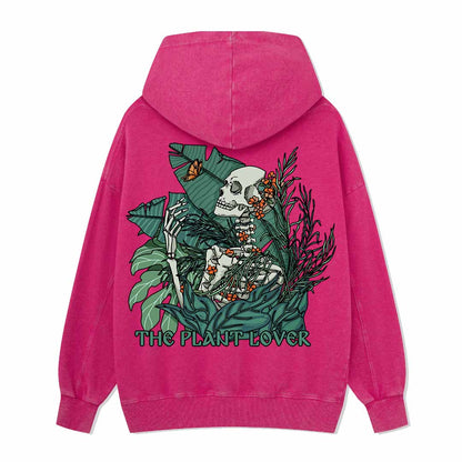 Life Attraction Back-printed Washed Hoodie