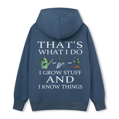 Freeleaf I Grow Stuff and I Know Things Nature Inspired Hoodie
