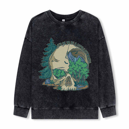 Skull Mountain Washed Sweatshirt