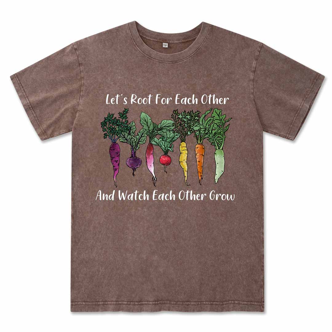 Let Root For Each Other Washed Tee