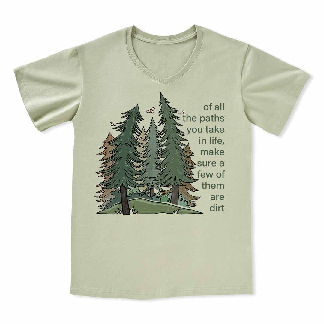 Path Of Life V-neck Tee