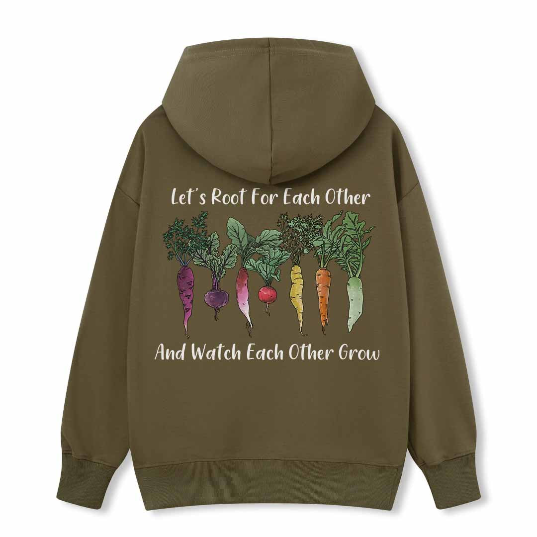 Let Root For Each Other Back-printed Hoodie