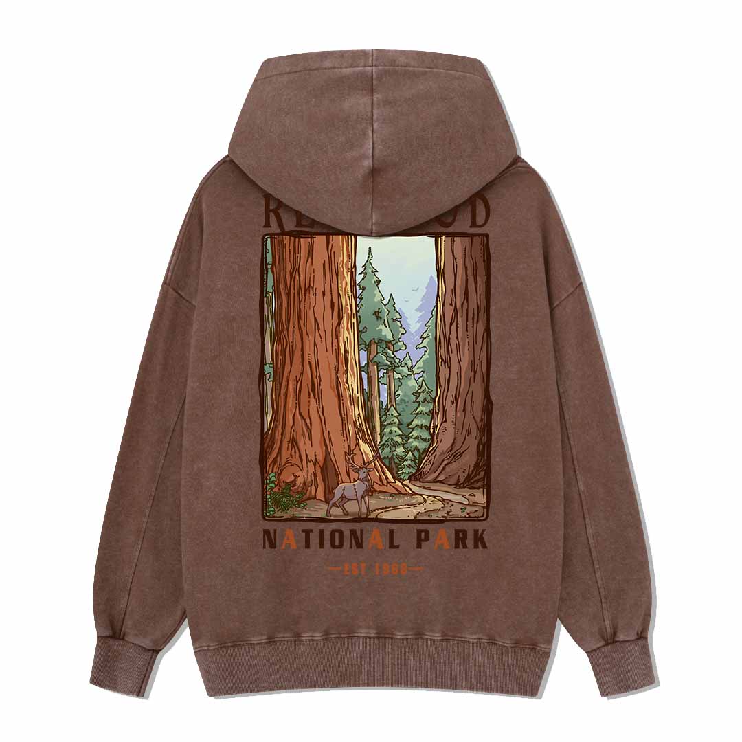 Redwood National Park Washed Hoodie