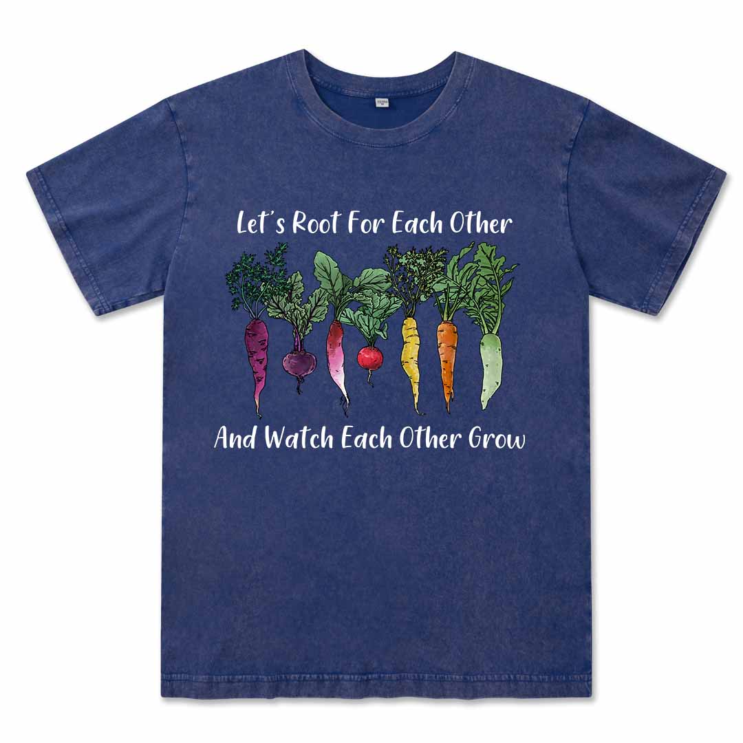 Let Root For Each Other Washed Tee