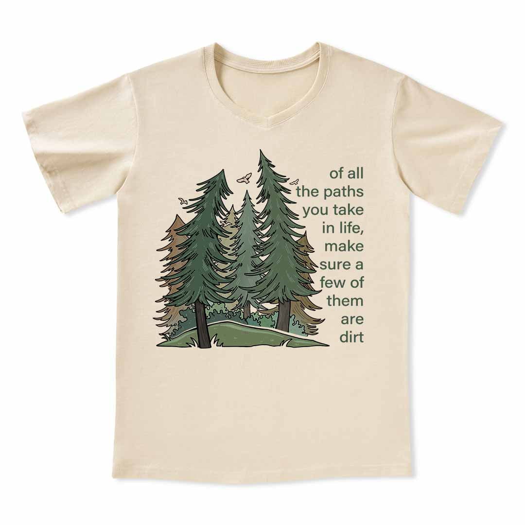 Path Of Life V-neck Tee
