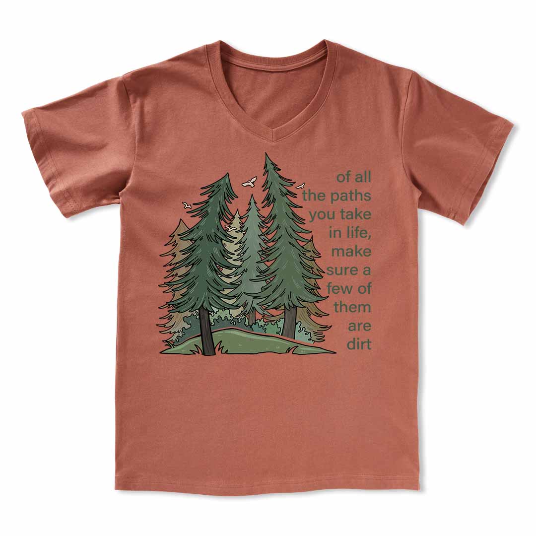 Path Of Life V-neck Tee