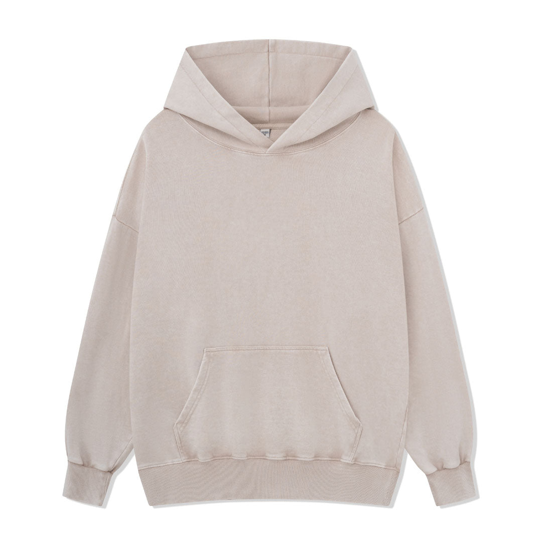 Just Want To Go Camping Back-printed Washed Hoodie