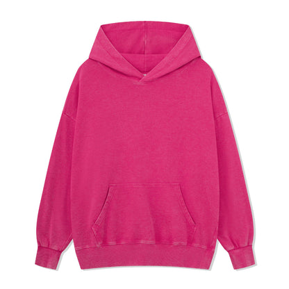 Just Want To Go Camping Back-printed Washed Hoodie