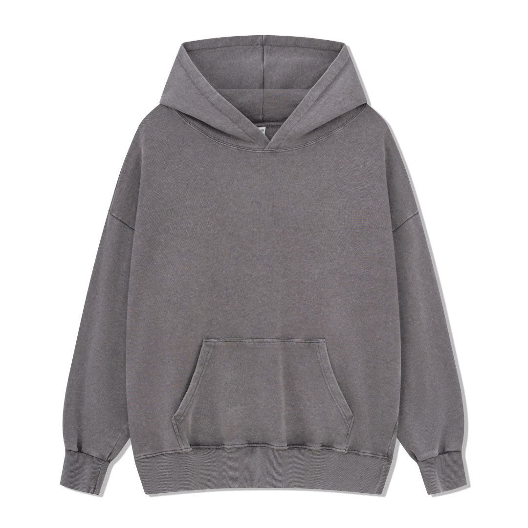 Just Want To Go Camping Back-printed Washed Hoodie