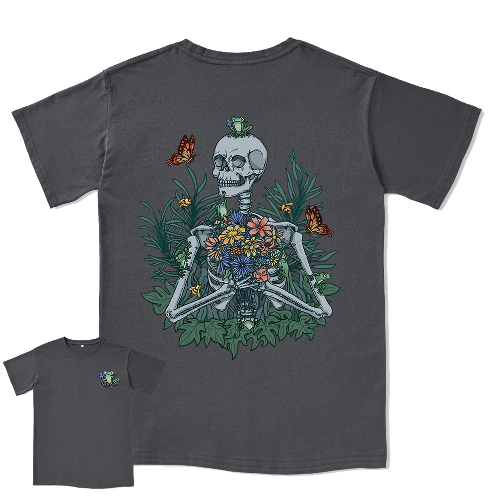 Freeleaf Rebirth in Bloom Camping Unisex Nature Inspired Tee