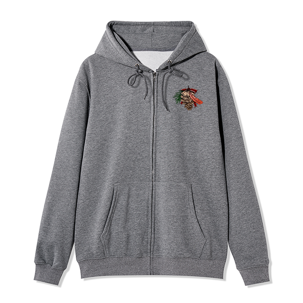freeleaf-christmas-cardinal-unisex-fleece-full-zip-hoodie