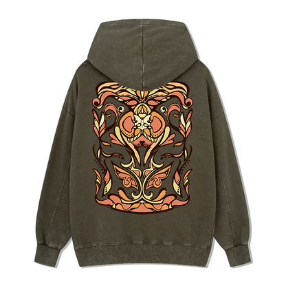 Freeleaf Golden Glow Unisex Nature Inspired Hoodie