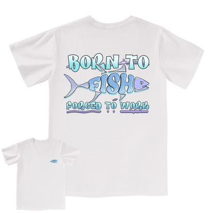 Born To Fish V-neck Tee