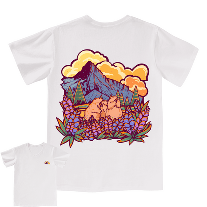 Mountain Mole V-neck Tee