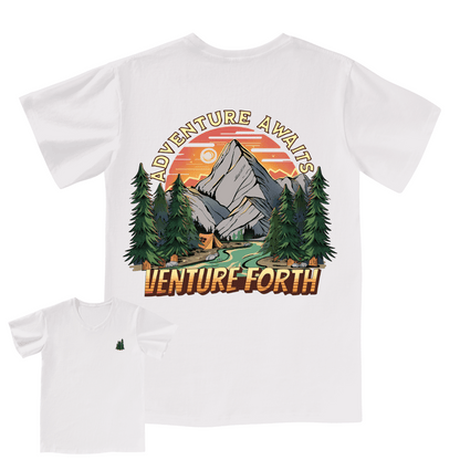 Adventure Awaits V-neck Tee