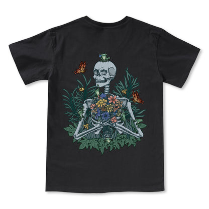 Freeleaf Rebirth in Bloom Unisex Nature Inspired V-neck Tee