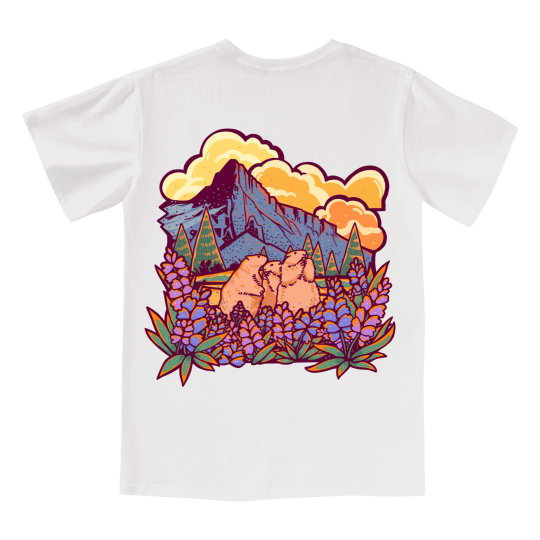 Mountain Mole V-neck Tee