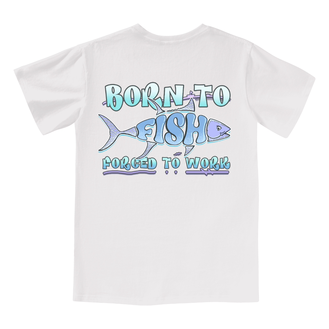 Born To Fish V-neck Tee