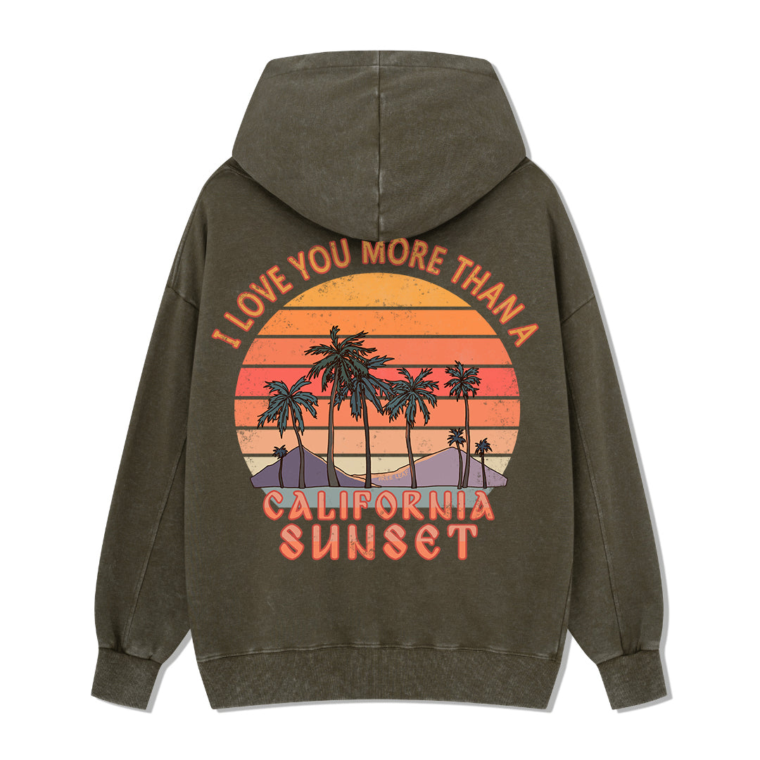 Freeleaf Sunset Reverie Unisex Back-printed Hoodie