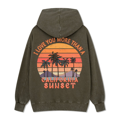Freeleaf Sunset Reverie Unisex Back-printed Hoodie