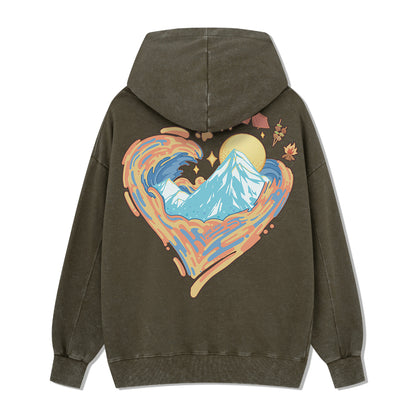 Freeleaf Heart of Wilderness Camping Unisex Nature Inspired Hoodie