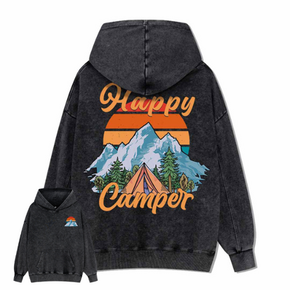 Happy Camper Washed Hoodie