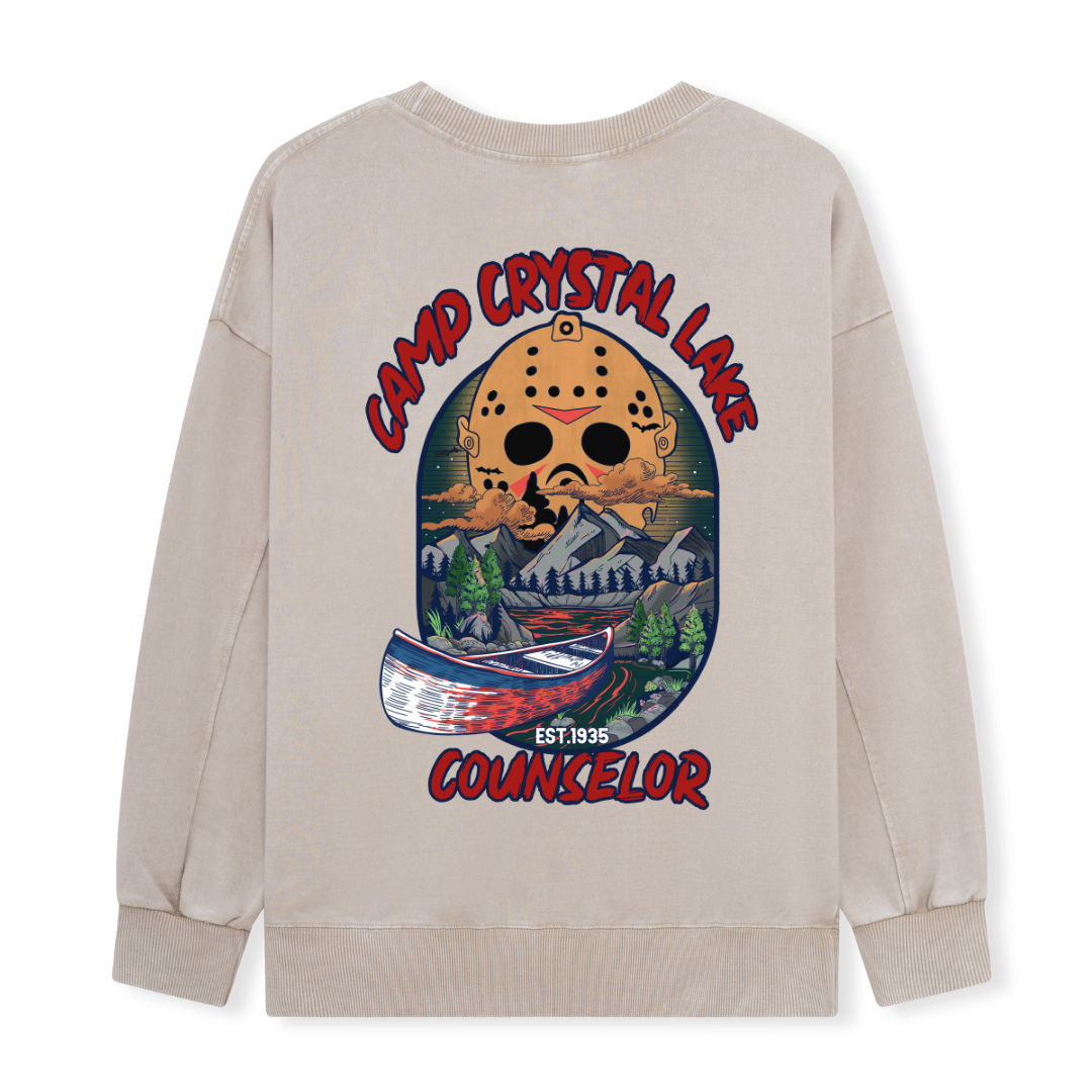 Camp Crystal Lake Washed Sweatshirt
