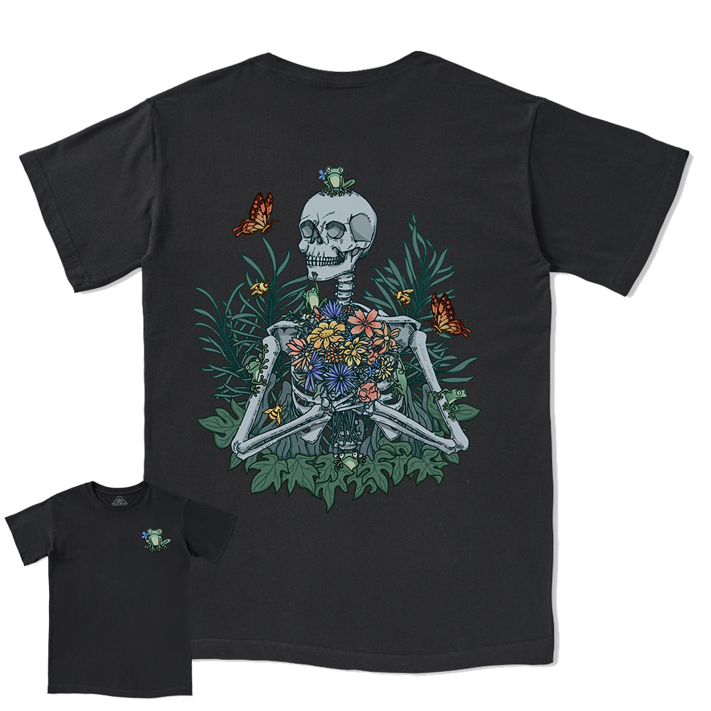 Freeleaf Rebirth in Bloom Camping Unisex Nature Inspired Tee