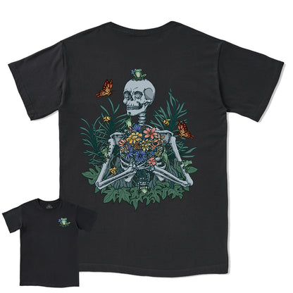 Freeleaf Rebirth in Bloom Camping Unisex Nature Inspired Tee