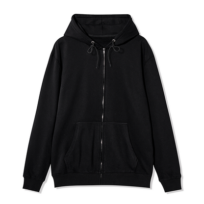 freeleaf-sunflower-back-printed-unisex-nature-inspired-fleece-full-zip-hoodie