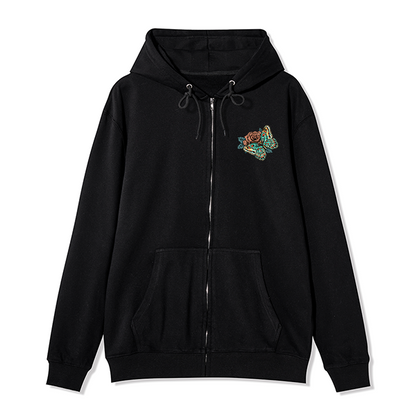 freeleaf-floral-skull-unisex-fleece-full-zip-hoodie