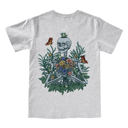 Freeleaf Rebirth in Bloom Unisex Nature Inspired V-neck Tee