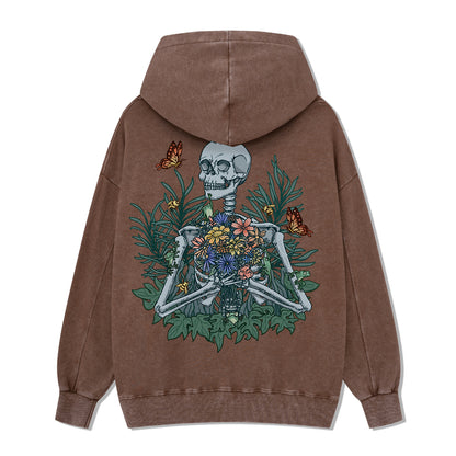 Freeleaf Rebirth in Bloom Unisex Nature Inspired Hoodie