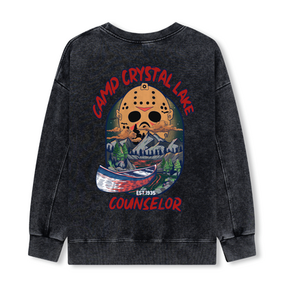 Camp Crystal Lake Washed Sweatshirt