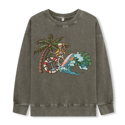 Freeleaf  Wild at Heart Washed Sweatshirt