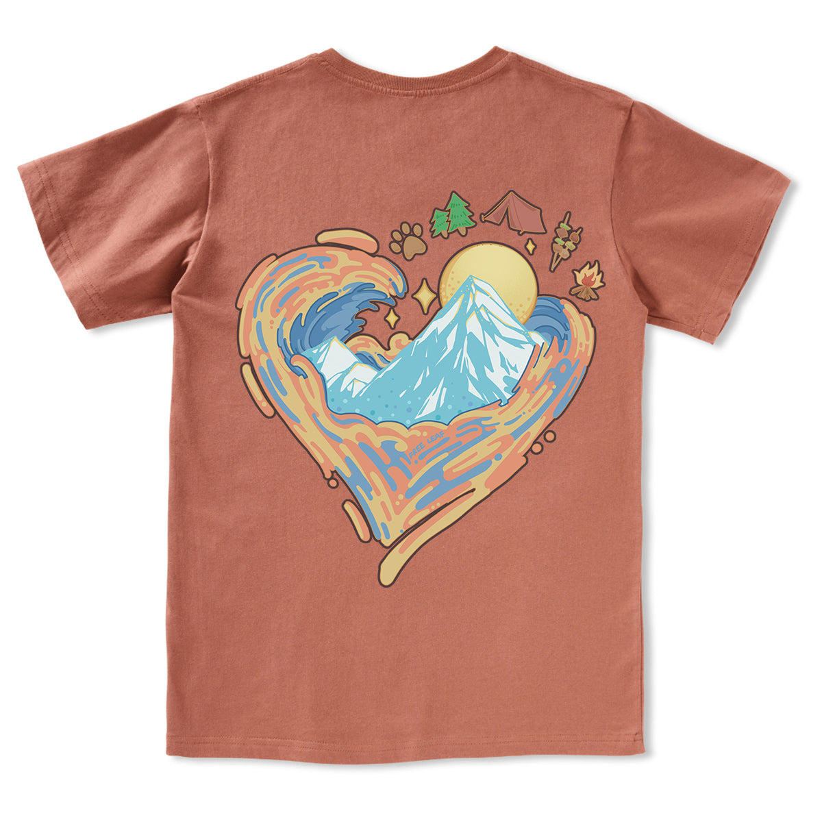 Freeleaf Heart of Wilderness Camping Tee