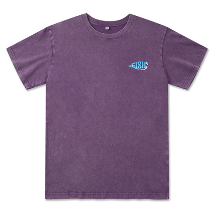 Born To Fish Washed Tee
