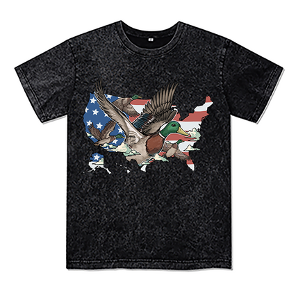 Freeleaf Duck Patriot Unisex Washed Tee
