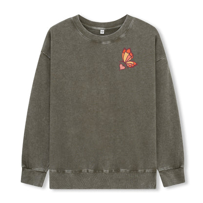 Freeleaf Elf Viligis Unisex Nature Inspired Washed Sweatshirt