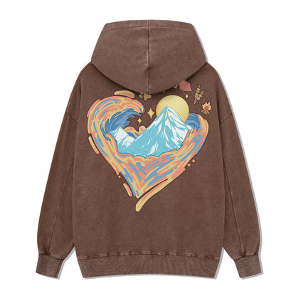 Freeleaf Heart of Wilderness Camping Unisex Nature Inspired Hoodie