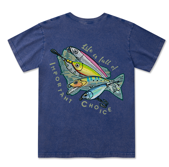 FreeleafLife Is Full Of Important Choices Unisex Washed Tee