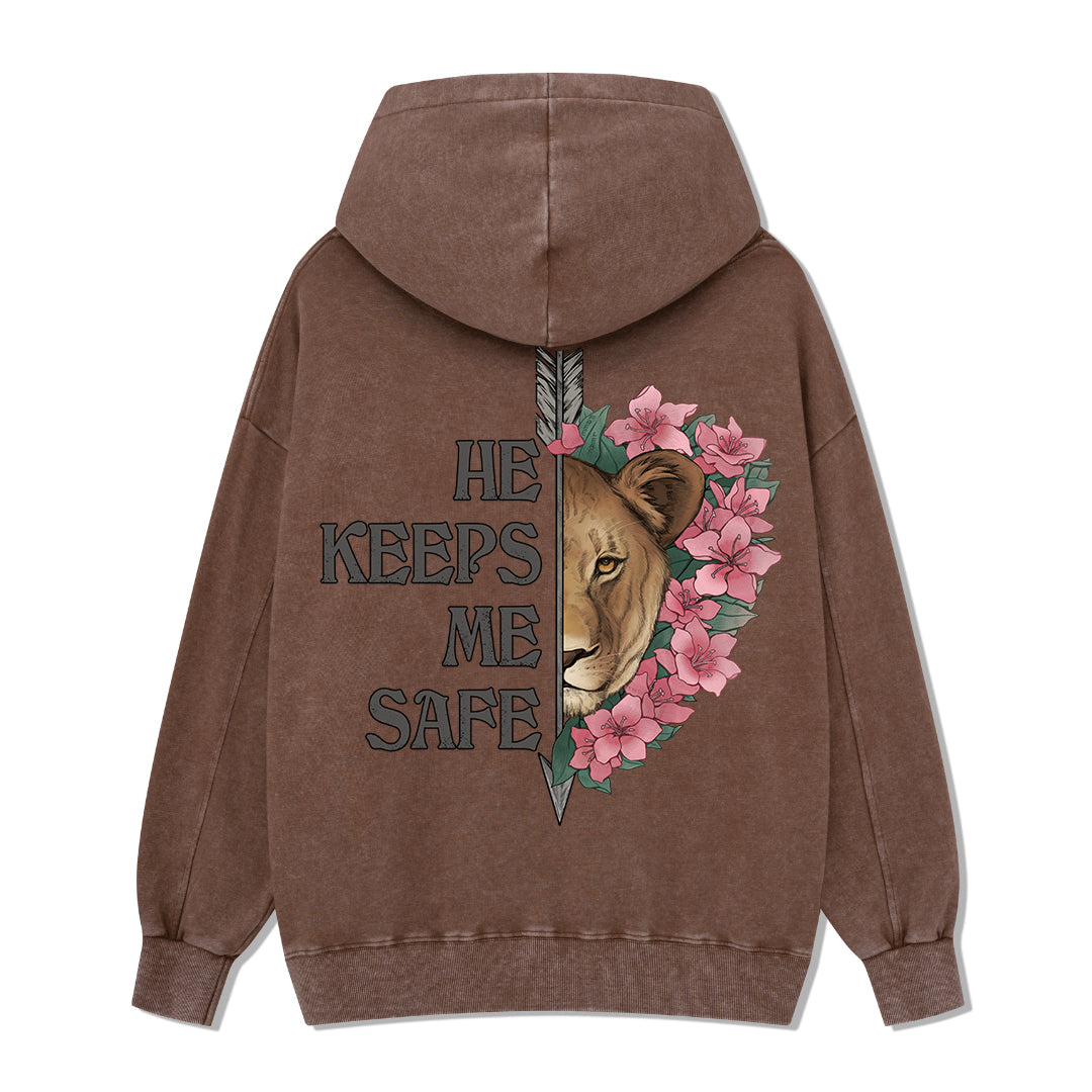 Freeleaf Wild at Heart Love Untamed Unisex Back-printed Hoodie