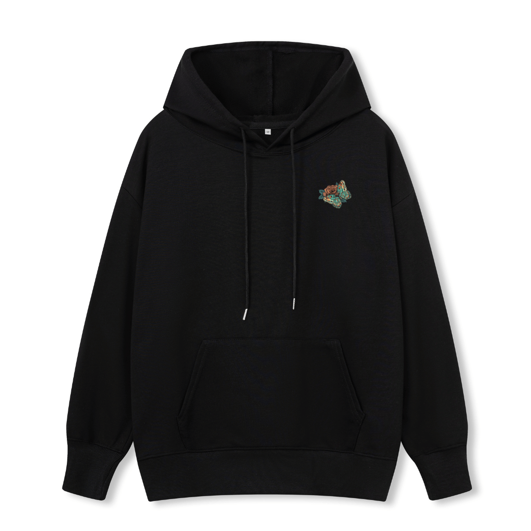 Floral Skull Hoodie