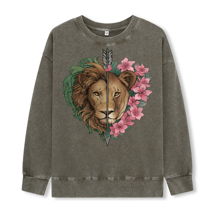 Freeleaf  No Rain No Flowers Washed Sweatshirt