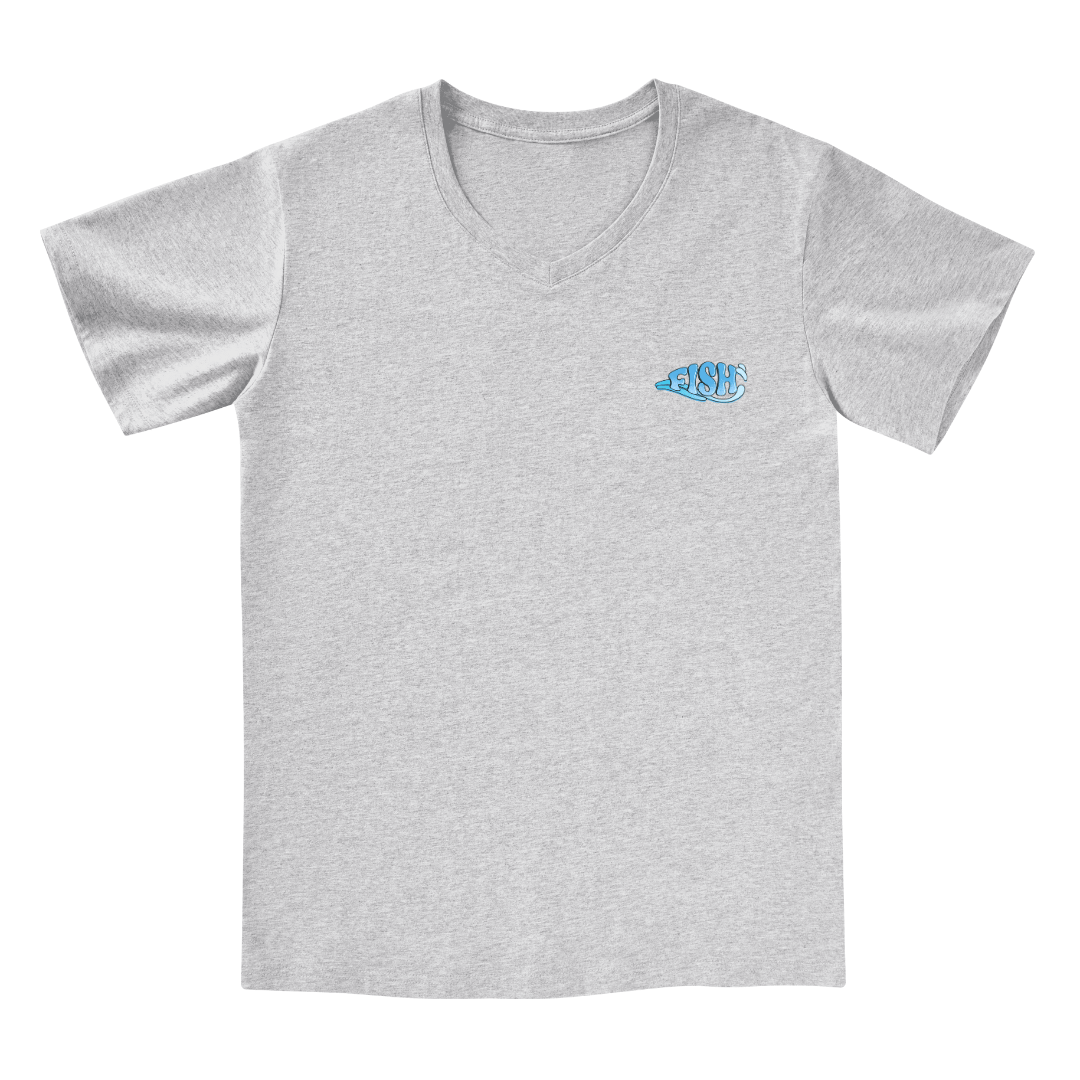 Born To Fish V-neck Tee
